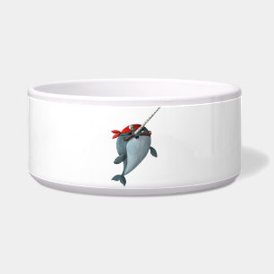 Cute Pirate Narwhal Bowl