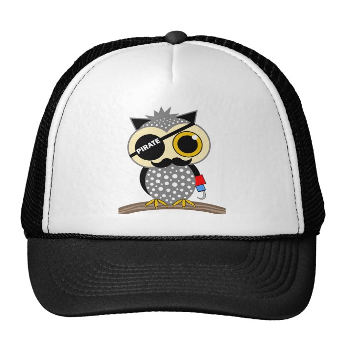 cute pirate owl hat