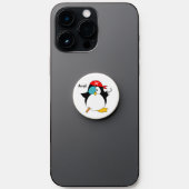 Cute Pirate Penguin Argh PopSocket (Front)