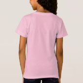 Cute  Pirate Penguin Graphic Pink T-Shirt (Back)