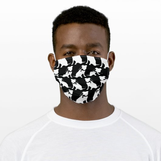 Cute Pit Bull Dog Pitbull Puppy Adult Cloth Face Mask (Worn)