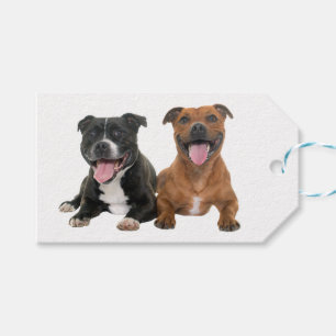 Cute Pit Bull Puppy Dog Pitbull Gift Tags