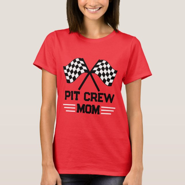 Cute Pit Crew Matching Family T-Shirt (Front)