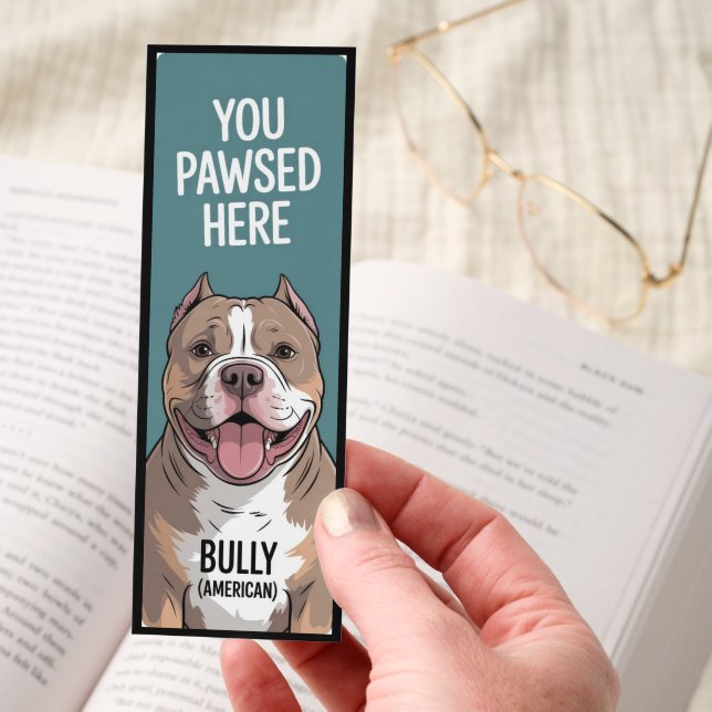 Cute Pitbull Bookmarks (Hand)
