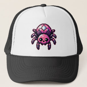 Cute Pixel Spider Trucker Hat