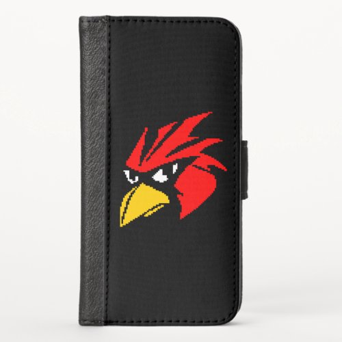 Cute pixeled bird face drawstring bag hand sanitiz iPhone x wallet case