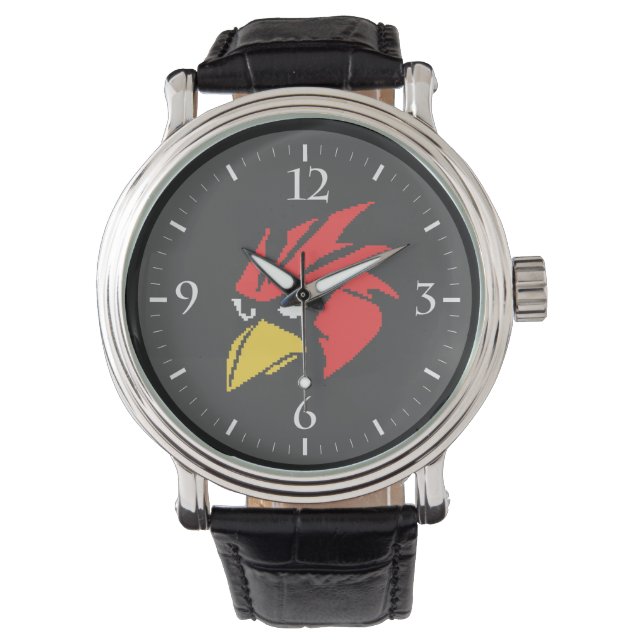 Cute pixeled bird face watch (Front)