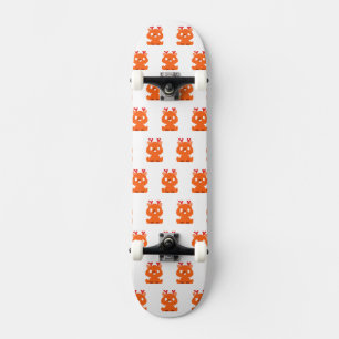 Cute pixeled deer baby skateboard
