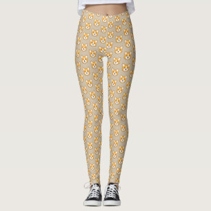 Cute pixeled dog face throw pillow beverage pitche leggings