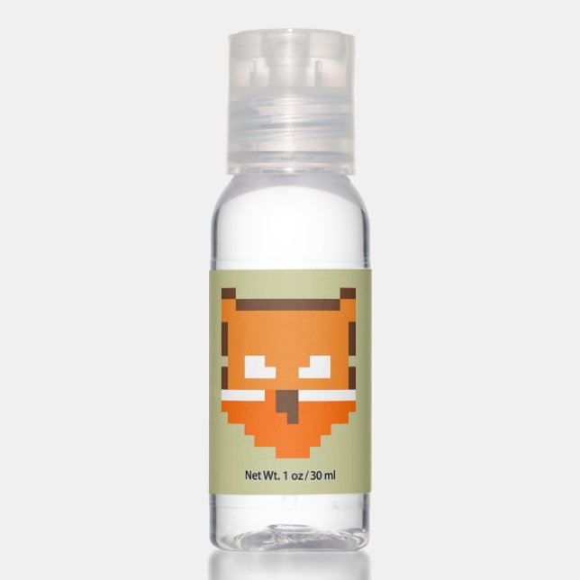 Cute pixeled fox face Case-Mate iPhone case Hand Sanitizer (Front)