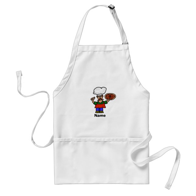 Cute Pizza Chef Apron To Customize  (Front)