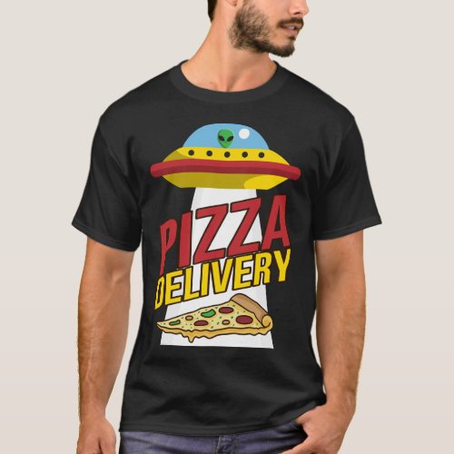 Cute Pizza Delivery Kid Birthday Gift For Pizza Lo T_Shirt