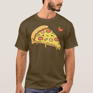 Cute Pizza Love Doodle T-Shirt
