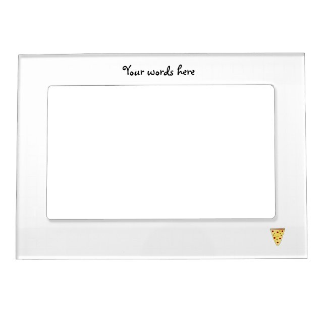 Cute pizza magnetic frame (Front)