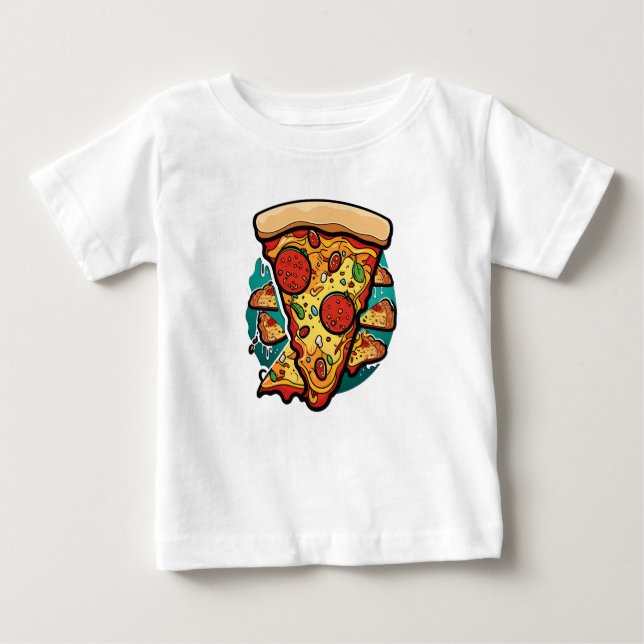Cute Pizza Slice T-Shirt (Front)