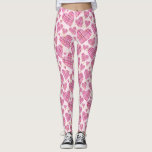Cute Plaid Hearts Pattern with Faux Gold Glitter Leggings<br><div class="desc">Cute and whimsical seamless pattern of large and small pink plaid hearts with faux gold foil polka dot glitter.</div>