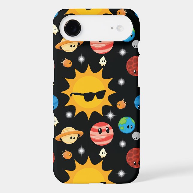 Cute Planets Space Pattern Case-Mate Samsung Galaxy Case (Back)