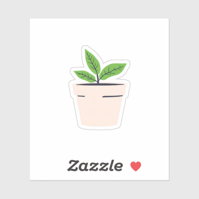 Cute Plant Sticker (Sheet)