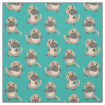 Cute Platypus Cartoon Fabric
