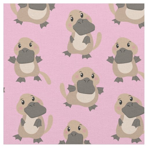 Cute Platypus Cartoon Fabric Baby Girl