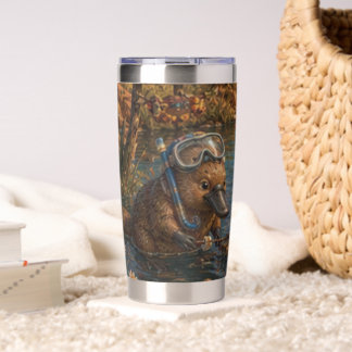 Cute Platypus River Explorers Clean Waters Insulated Tumbler
