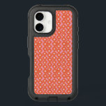 Cute Playful Abstract Geometric Shapes Pink Orange iPhone 16 Case<br><div class="desc">Cute Playful Abstract Geometric Shapes Pink Orange Phone Case</div>