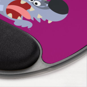 Cute Playful Cartoon Sheep and Wolf Gel Mousepad