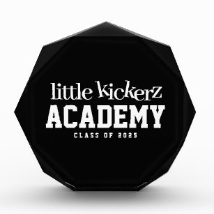 Cute Playful Child Soccer Academy Class of 20XX Acrylic Award