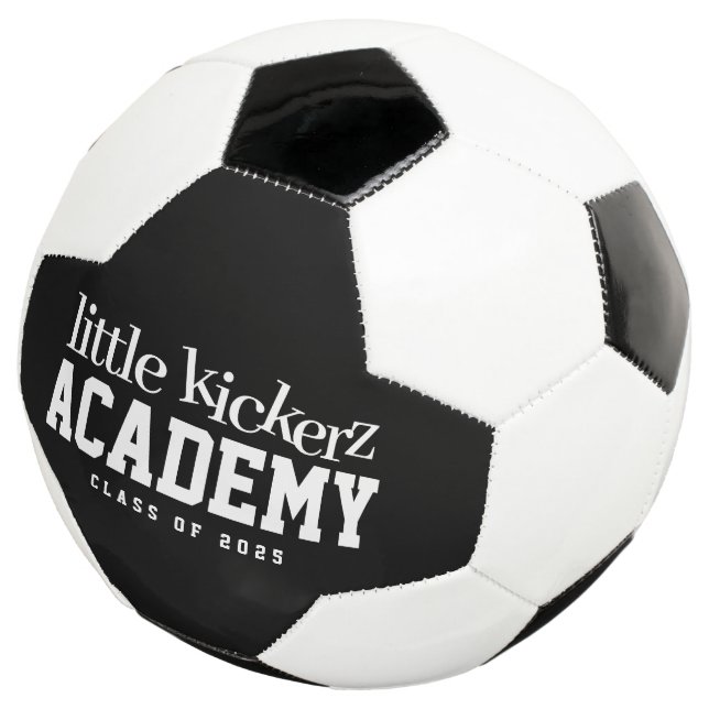 Cute Playful Child Soccer Academy Class of 20XX Soccer Ball (Three Quarter)