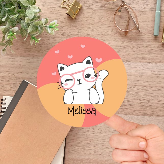 Cute Playful Lovable Cat Name Labels (Creator Uploaded)