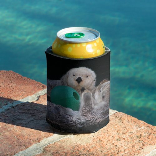 Cute Playful Sea Otters Can Cooler