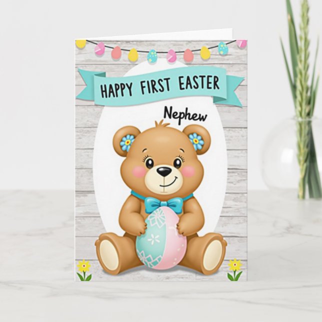 Cute Plush Celebration Card (Front)