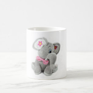 Cute Plush Elephant Coffee Mug