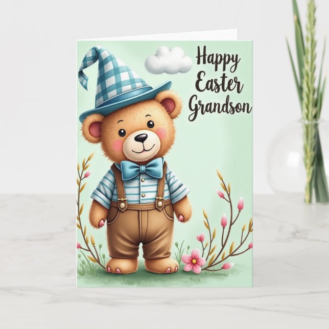 Cute Plush Friend Greeting Card (Front)