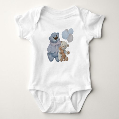  cute plush toys bear family baby bodysuit