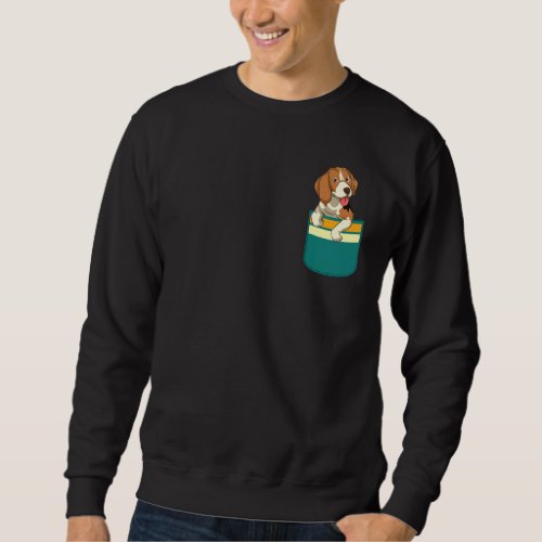 Cute Pocket Animal Pet Dog  Dog Owner Beagle 1 Sweatshirt