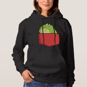 Cute Pocket Dino  Prehistoric Rex Dino In Pocket K Hoodie
