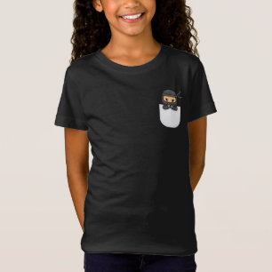 Cute pocket Ninja I Vector Design T-Shirt