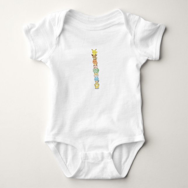 Cute Pokémon Baby Bodysuit, Pokemon Bodysuit (Front)