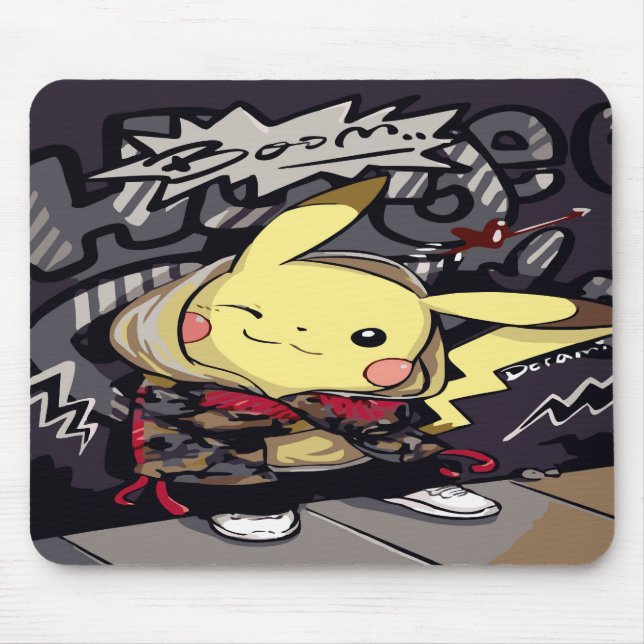 Cute Pokémon design Mouse Pad (Front)