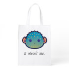 Cute Poker Face Puffer Fish with Editable Text