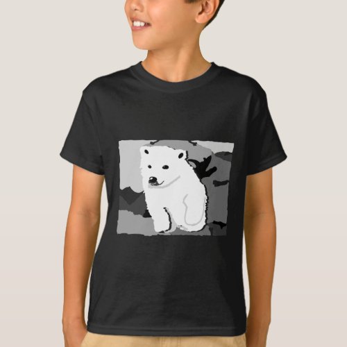 Cute Polar bear art gifts and accessories T_Shirt