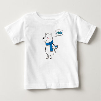 Cute Polar Bear Baby Shower with love- sweet Baby T-Shirt