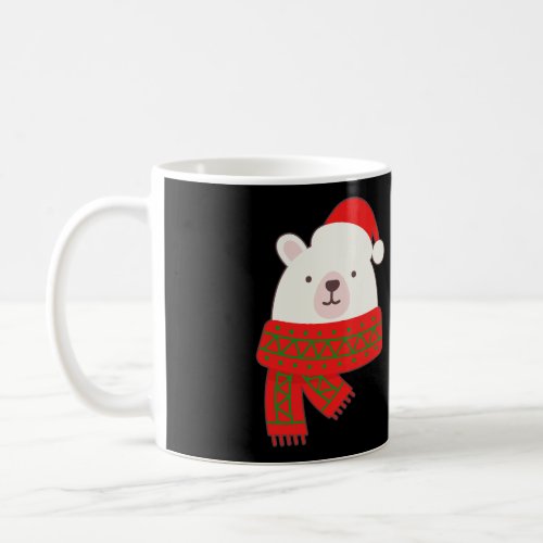 Cute Polar Bear Christmas Beary Christmas Gift Coffee Mug