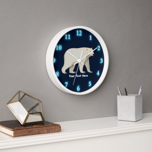Cute Polar Bear Clock