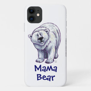 Cute Polar Bear for Mom Case-Mate iPhone Case