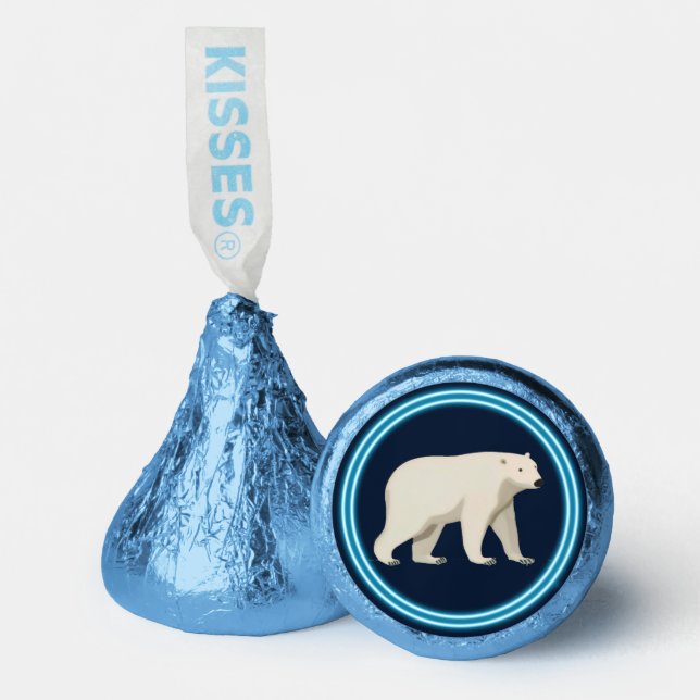 Cute Polar Bear Hershey®'s Kisses® (Front)