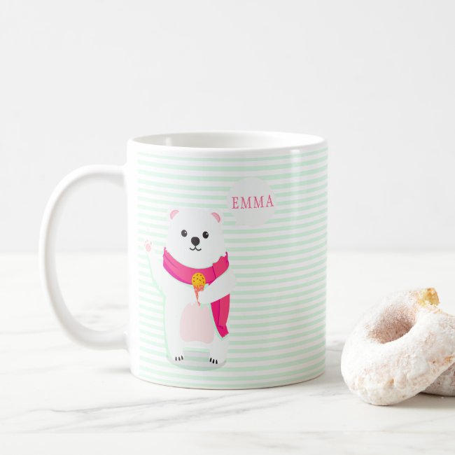 Cute Polar Bear Personalized Mug