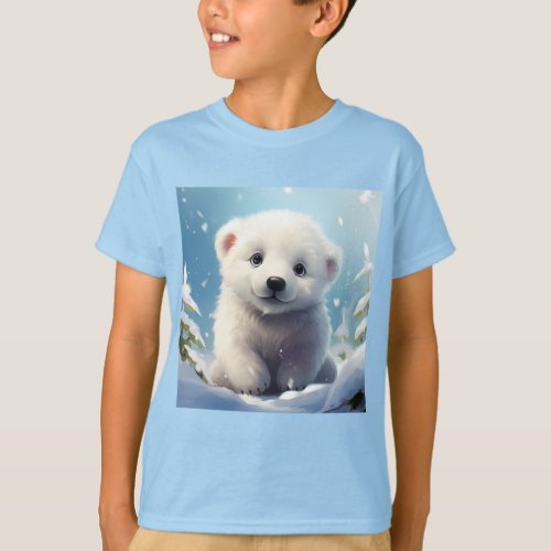 Cute Polar Bear T Shirt _ Cute Animal Shirts 