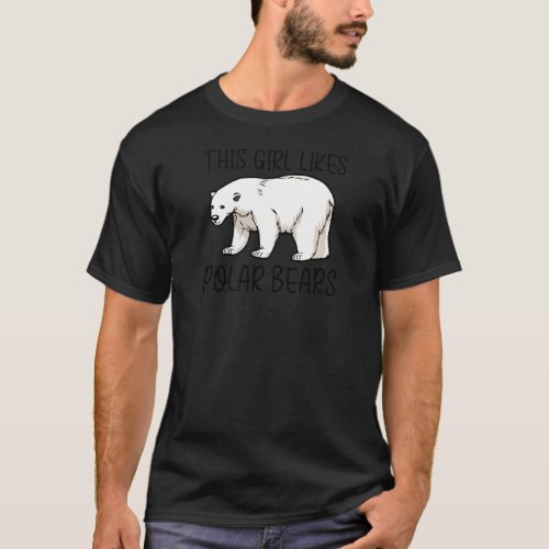 Cute Polar Bears Wilderness Nature Forest Animal P T_Shirt